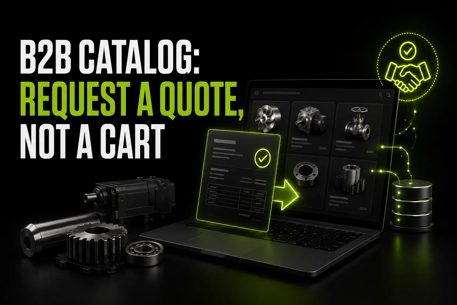 B2B catalog: why a manufacturer needs quote requests
