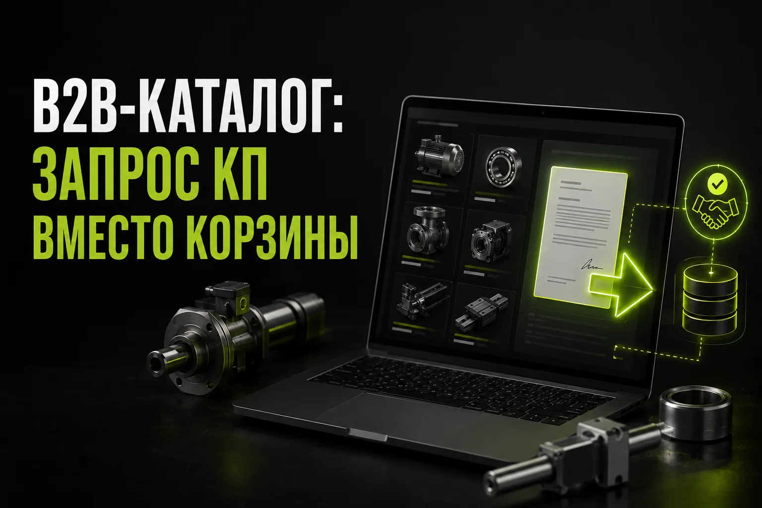 B2B-каталог: почему производителю нужен запрос КП, а не корзина