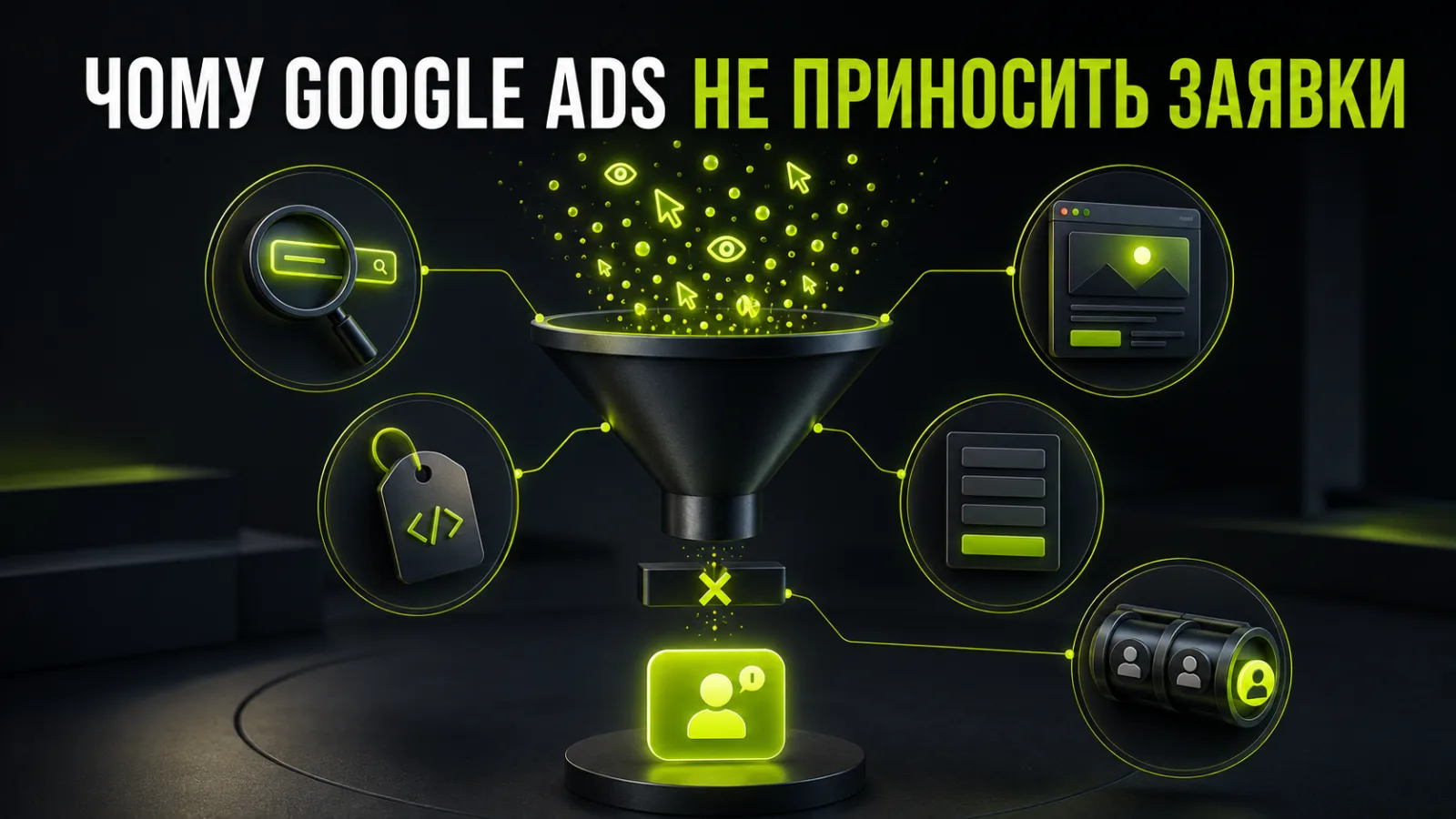 Чому Google Ads не приносить заявки: 15 причин і покрокова діагностика