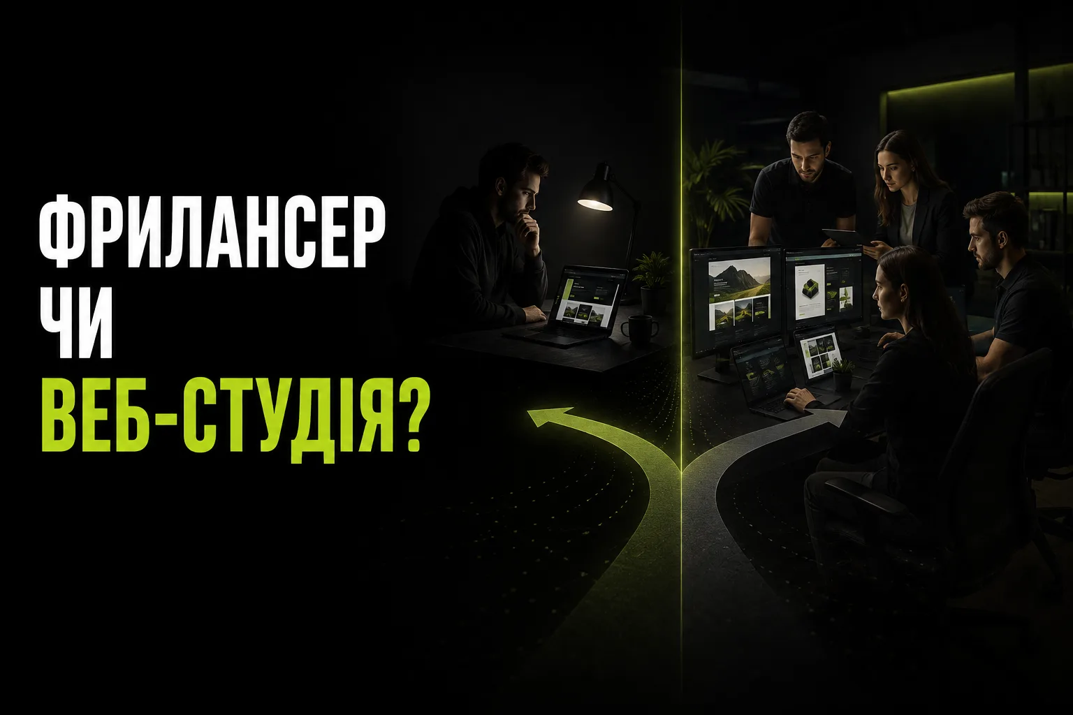 Фрилансер чи веб-студія: кому замовити сайт
