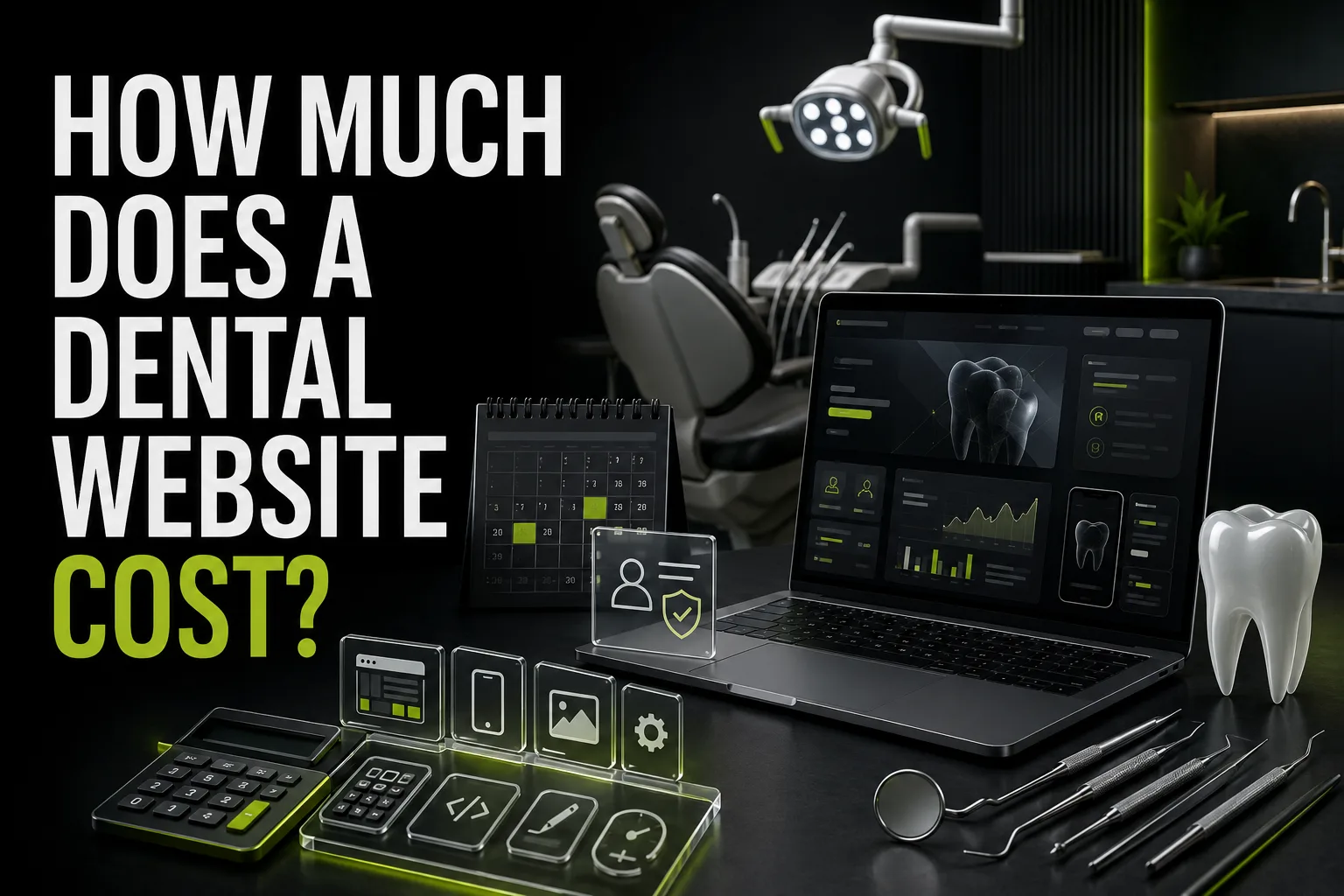 How much a dental clinic website costs