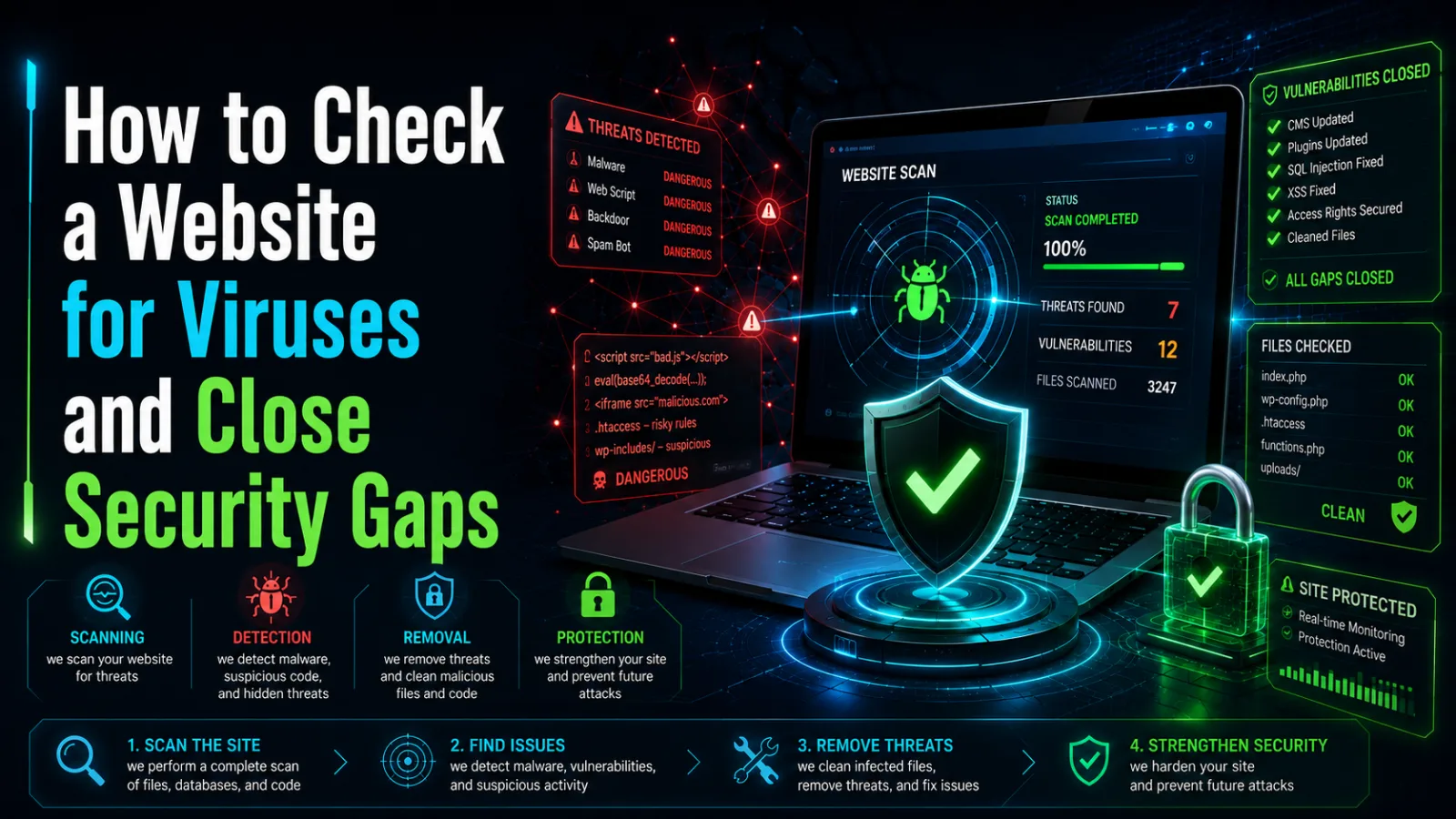 How to Check a Site for Malware and Close Security Holes