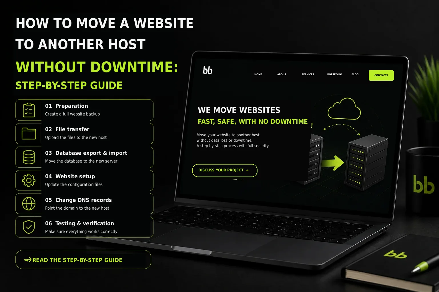 How to Move a Website to Another Hosting with Zero Downtime