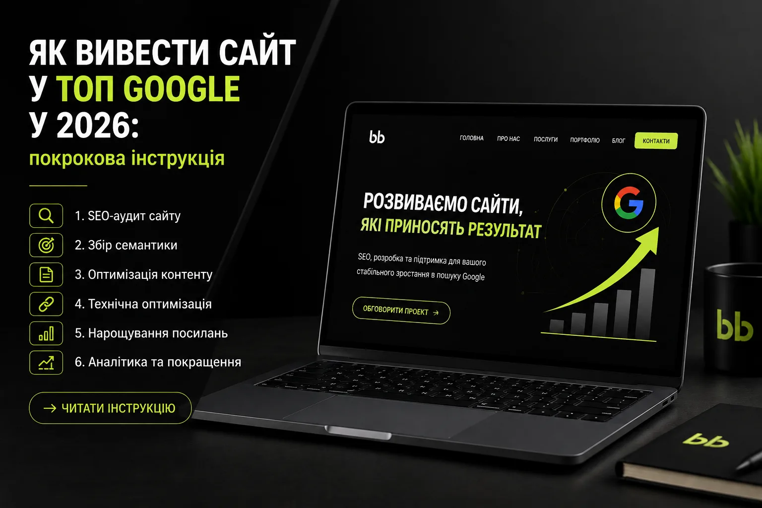 Как вывести сайт в ТОП Google в 2026: пошаговая инструкция