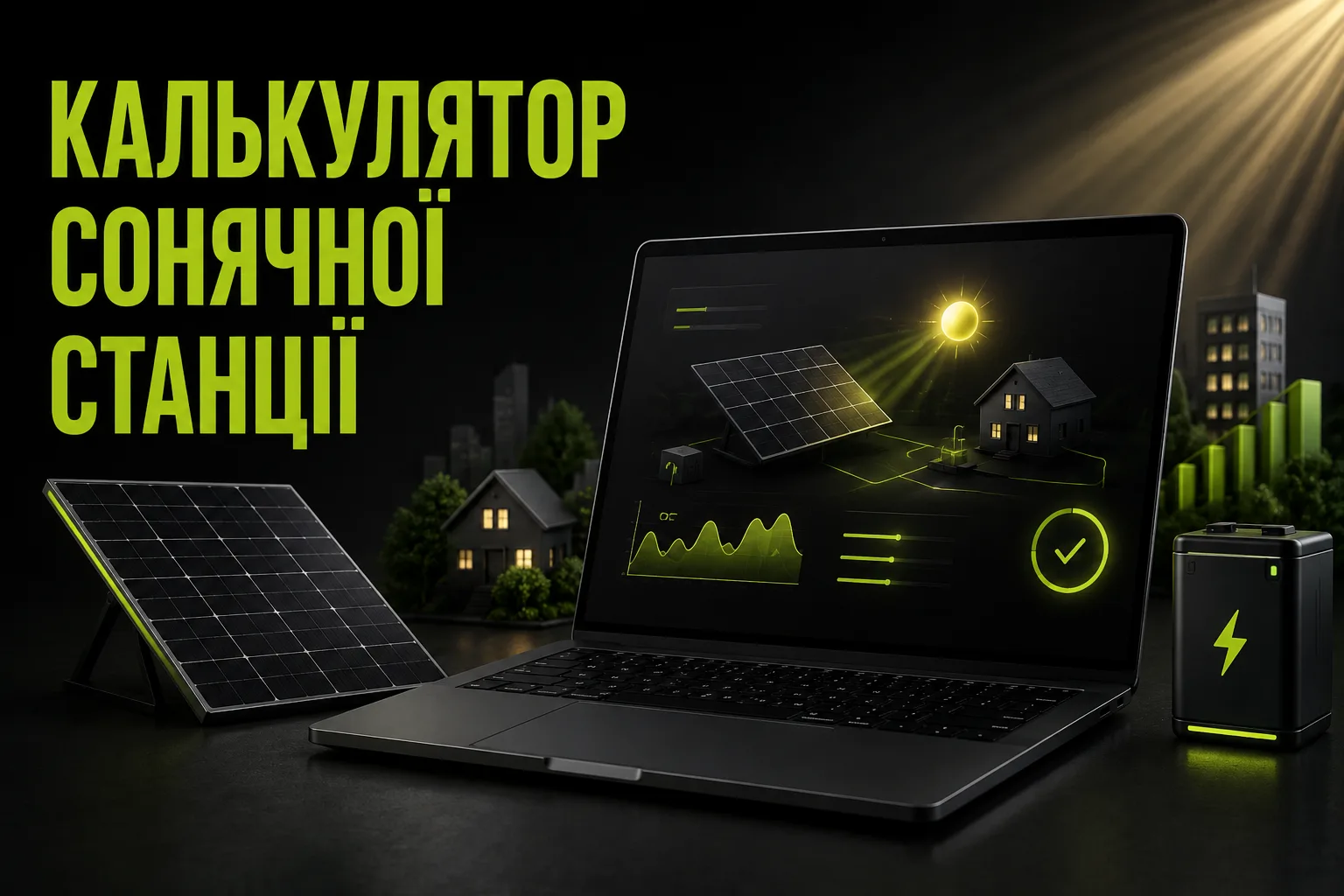 Калькулятор сонячної станції: що рахувати, щоб довіряли