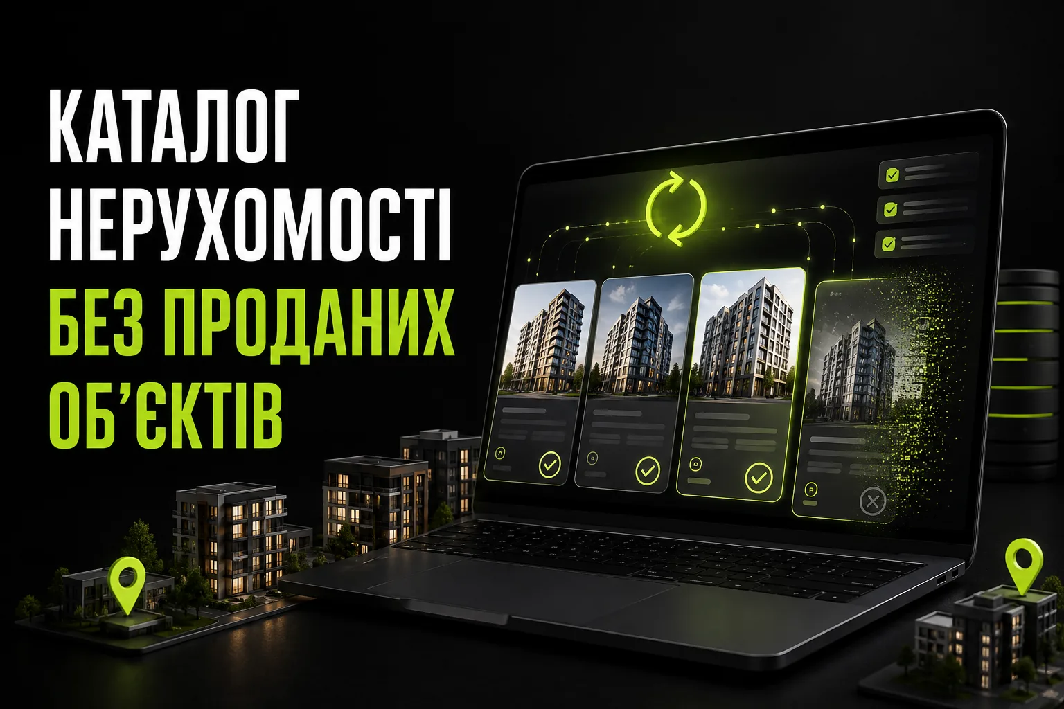 Каталог нерухомості: як не мати проданих обʼєктів на сайті