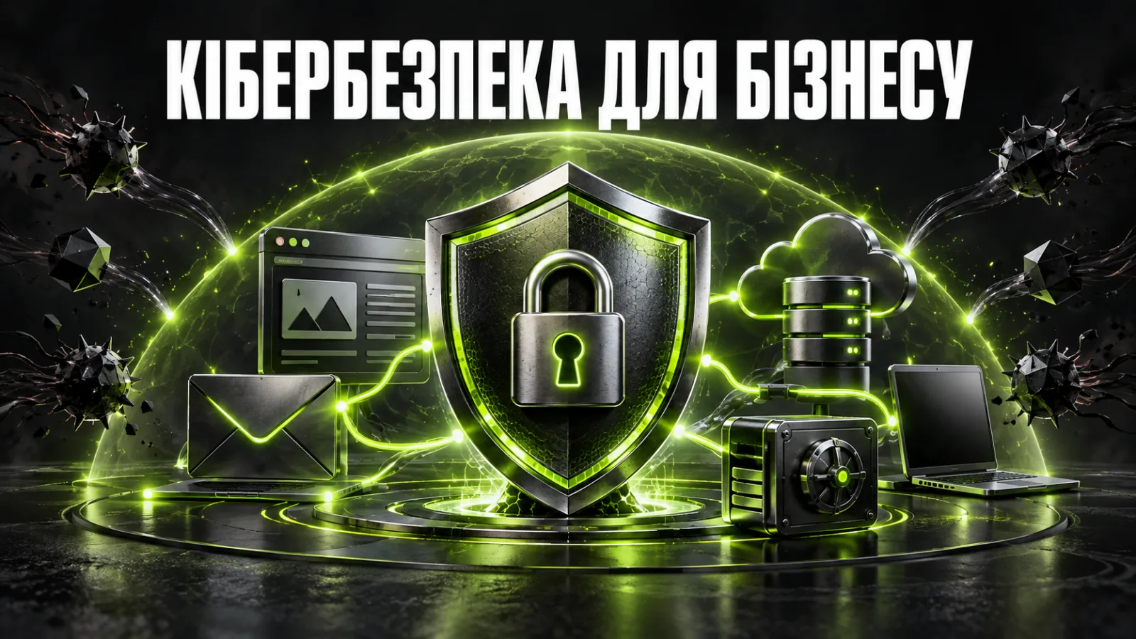 Кібербезпека для малого бізнесу: 15 кроків захисту сайту, пошти та даних