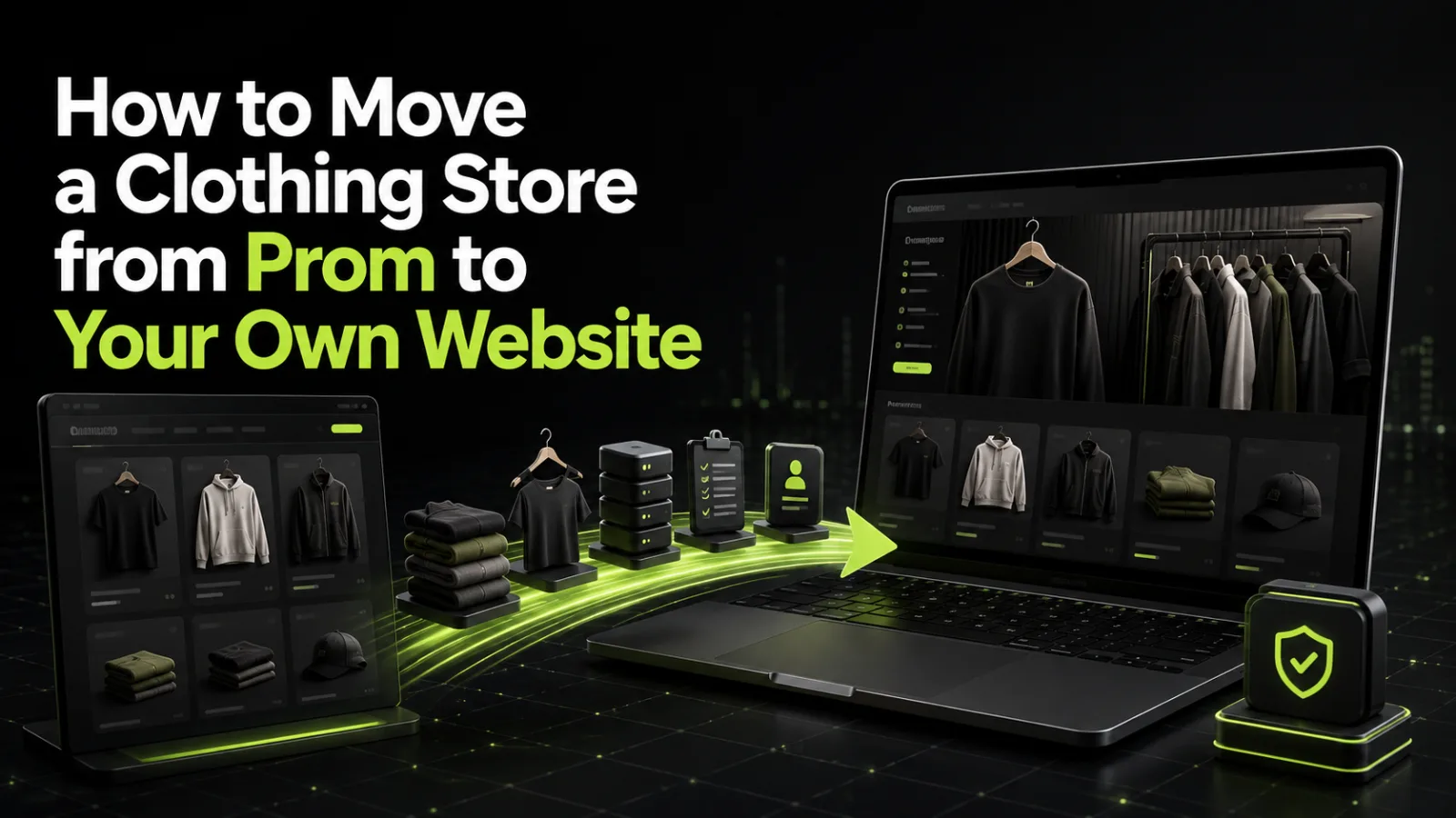 Moving a clothing store from a marketplace to your site