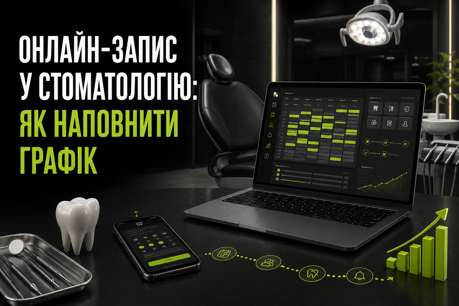 Онлайн-запис у стоматологію: як наповнити графік