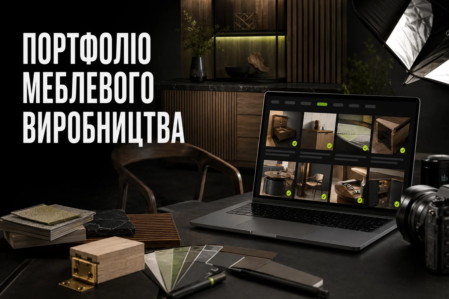Портфоліо меблевого виробництва: що знімати й як підписувати