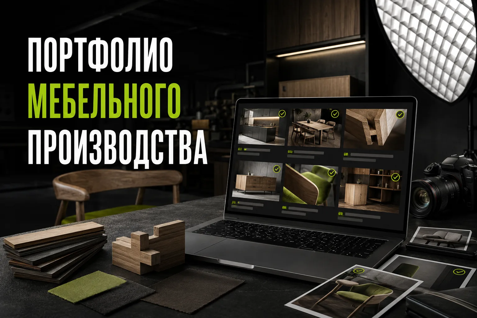 Портфолио мебельного производства: что снимать и как подписывать