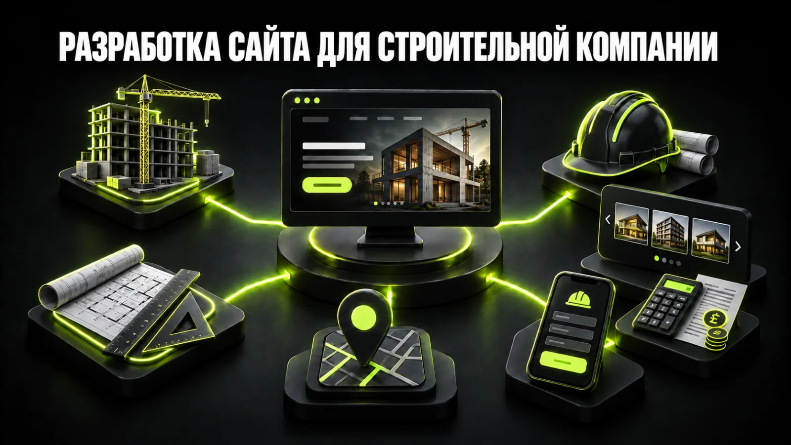 Разработка сайта для строительной компании: структура, портфолио, SEO и привлечение заявок