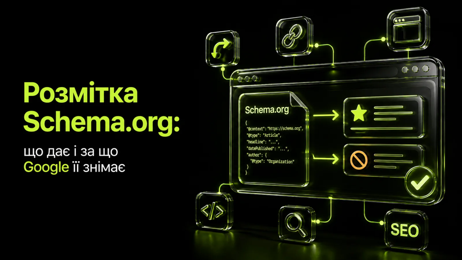 Розмітка Schema.org: що дає і за що Google її знімає