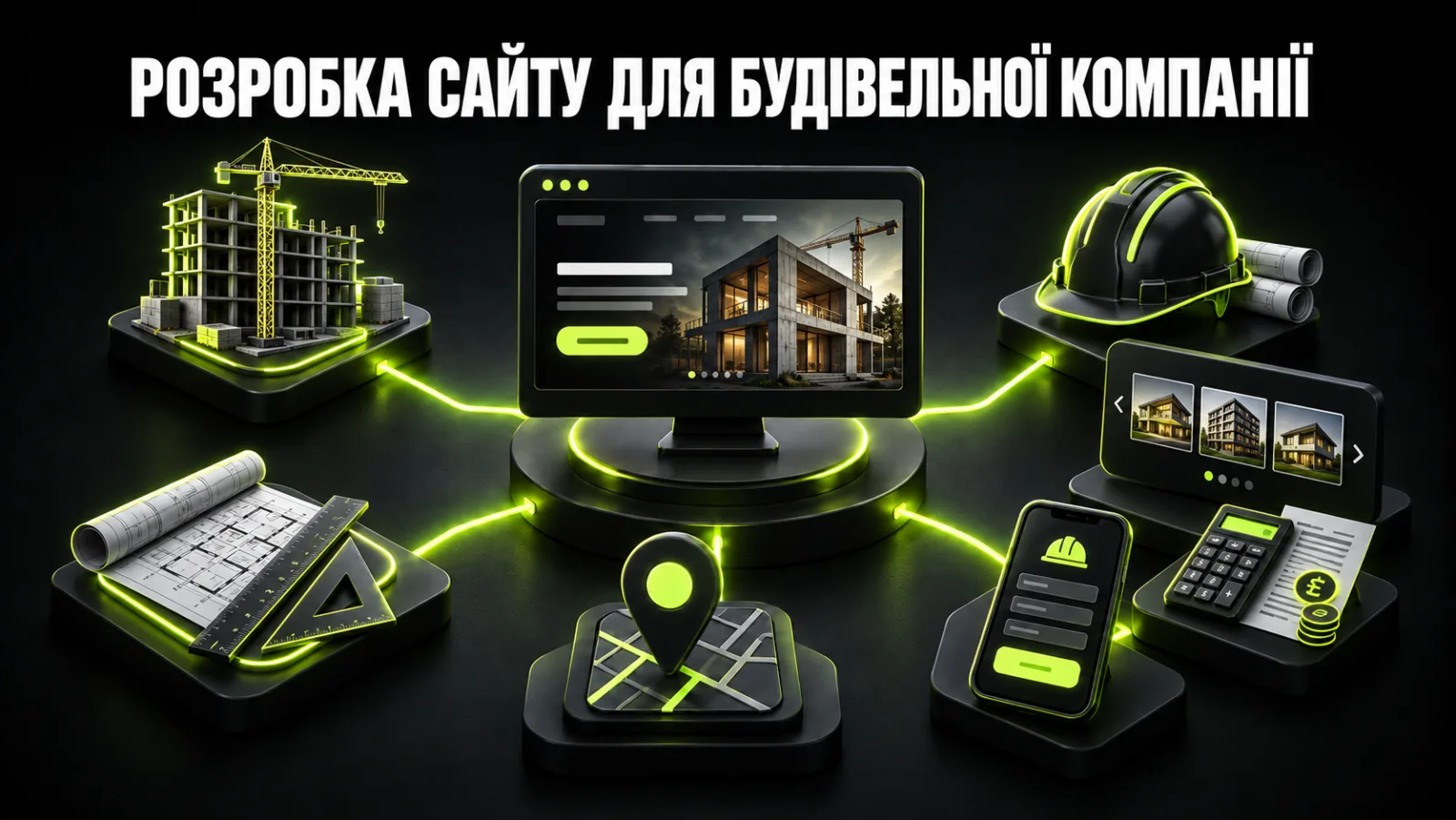 Розробка сайту для будівельної компанії: структура, портфоліо, SEO та залучення заявок