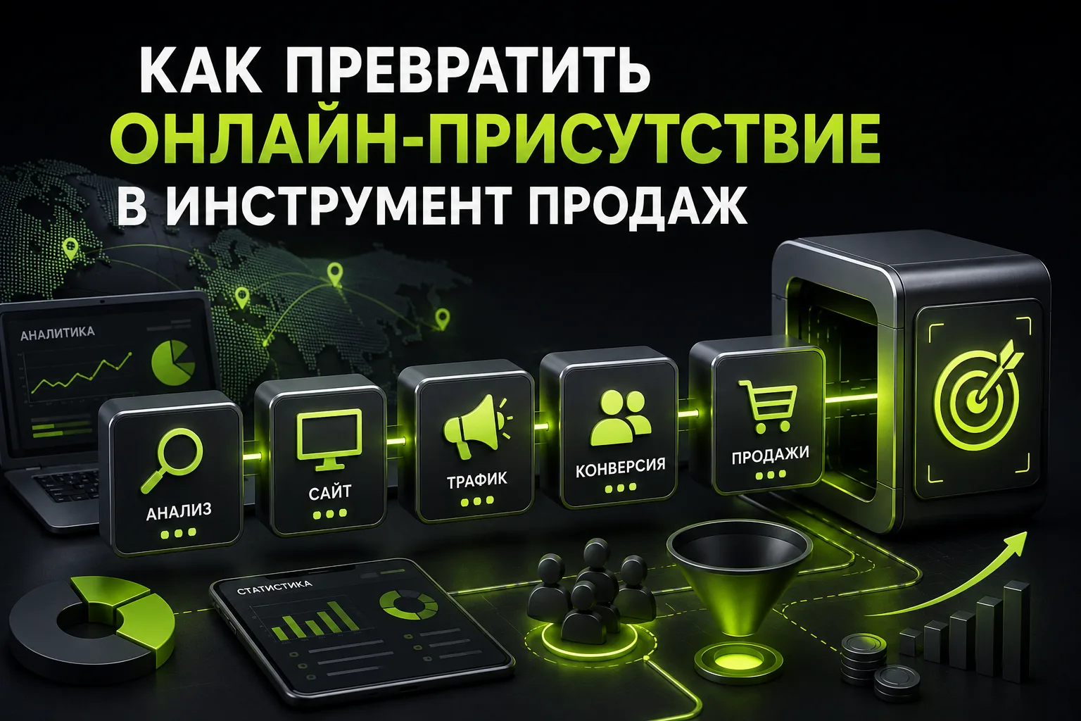 Сайт для бизнеса: как превратить онлайн-присутствие в инструмент продаж