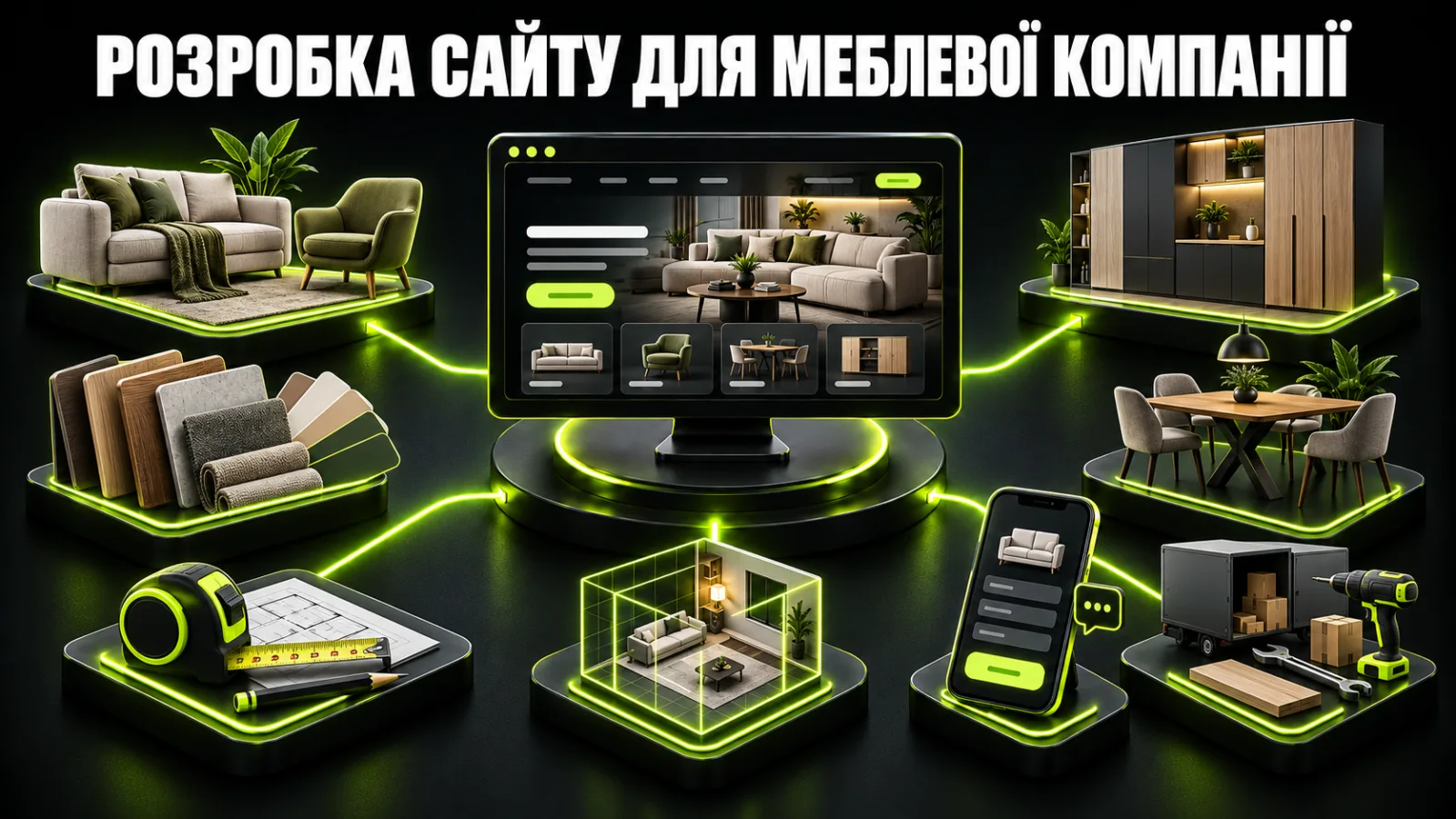 Сайт для меблевої компанії: каталог, SEO, калькулятор і залучення заявок