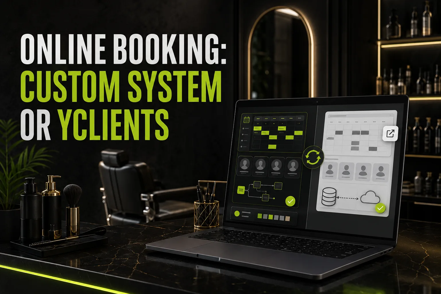 Salon online booking: in-house system or YCLIENTS