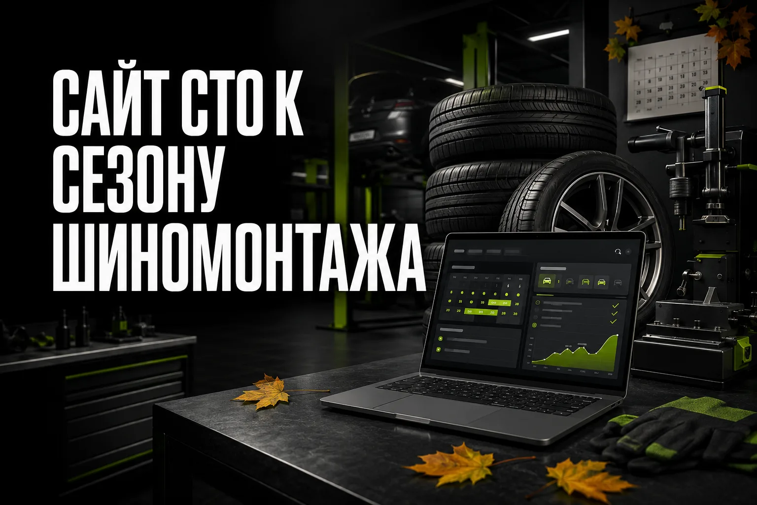 Сезон шиномонтажа: как подготовить сайт СТО к октябрю