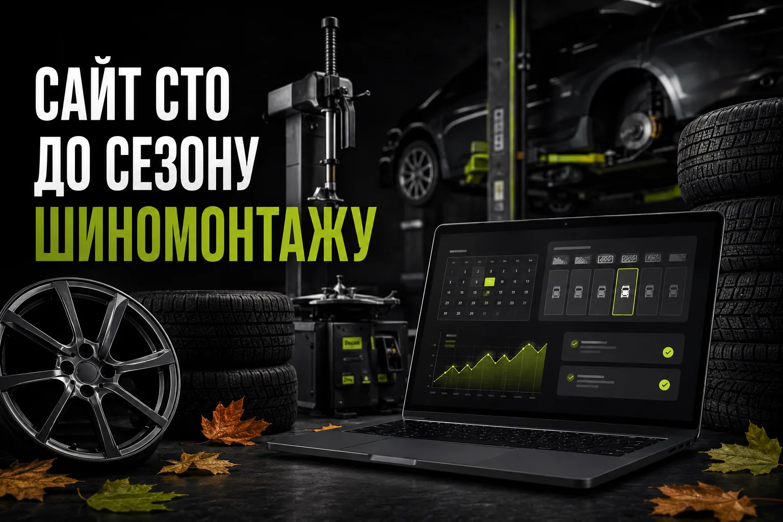 Сезон шиномонтажу: як підготувати сайт СТО до жовтня