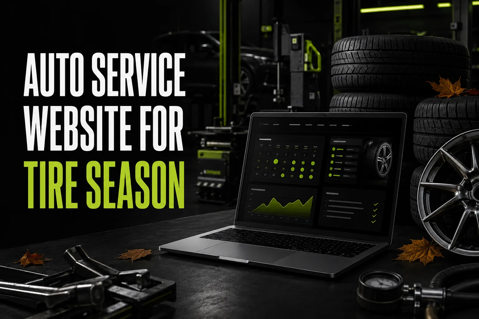 Tyre-fitting season: preparing a garage site for October